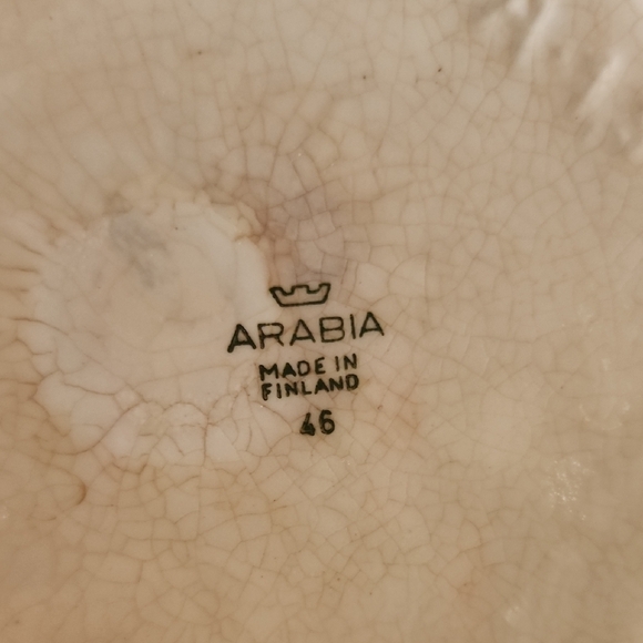 Vintage Cream Pitcher with Fruit Design - Picture 2 of 9